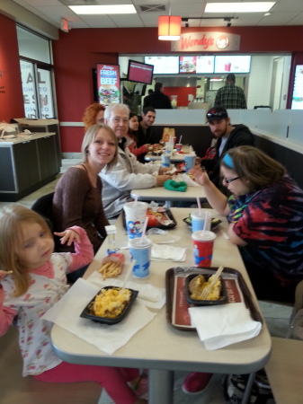 lunch with the grandchildren