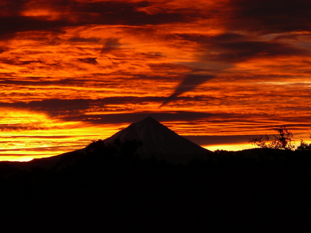 Favorite photo of sunrise at our house