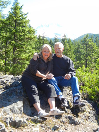 Lynn and Ted on Mt Hood