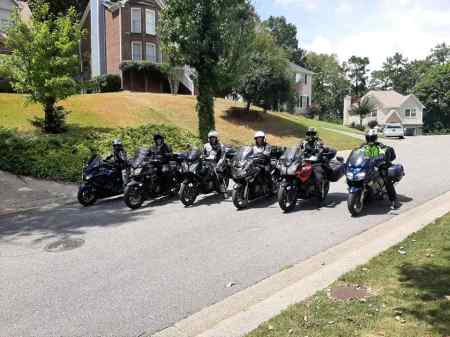 fixin' to ride - Aug 2019 (I'm the far right)