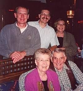 Dean, Joel, Shari Plienis in 2002 (w/parents)