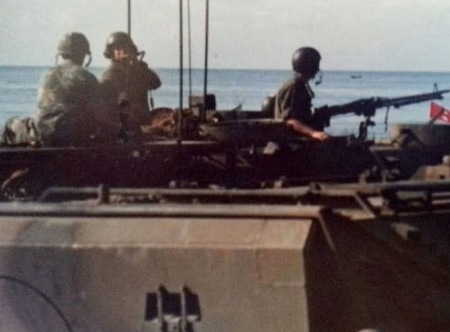 Armed beach landing, isthmus of Thailand 1979