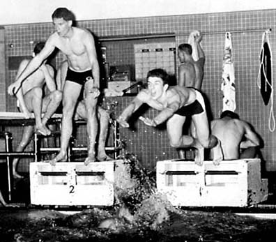 SHS swimming, 1964 or 1965