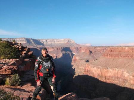 Tim at Grand Canyon - Toroweep - Spring 2011