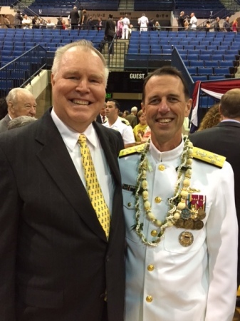 Me and the new Chief of Naval Operations