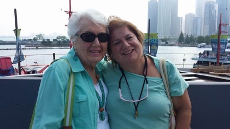 Celia-Ann Toll (mom) and me in Chicago