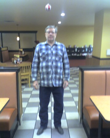 Jim at the TA truck stop in Big Spring