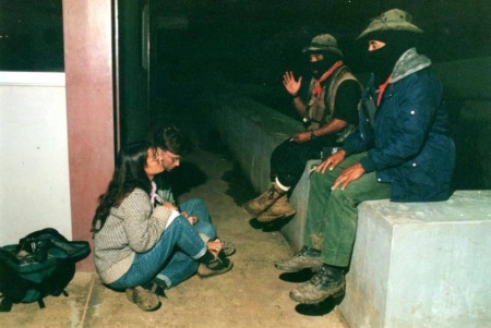 Late night interview w Zapatista commanders…