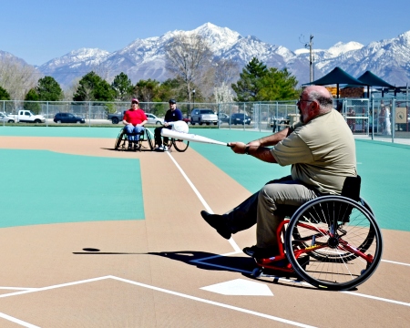 Baseball the hard way.