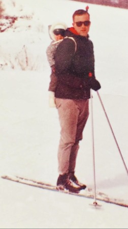 Dad and I Labrador ski ctr 1960