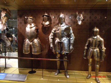 Armor displays in Tower of London