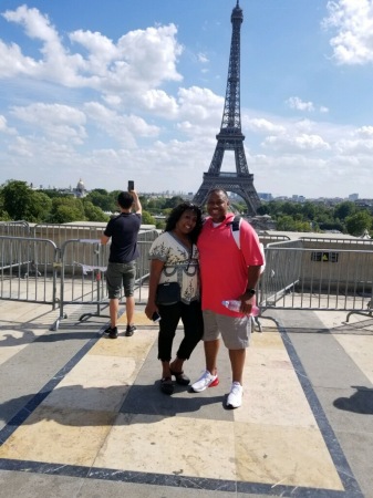 In Paris with hubby