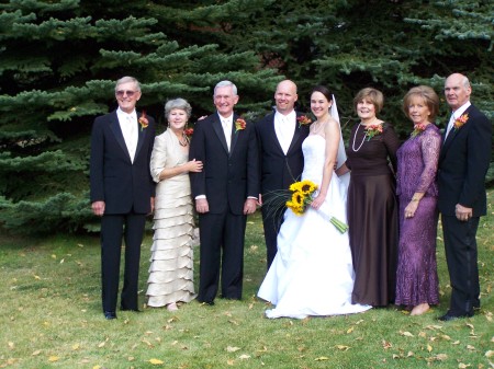 Son, Matthew, and Sarah's wedding - Vail, CO.