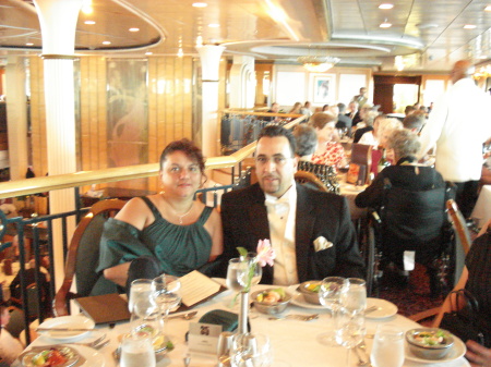 Dinner on a Cruise with my Queen