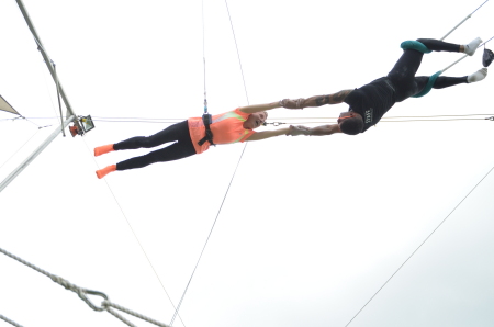 Flying trapeze May 2015