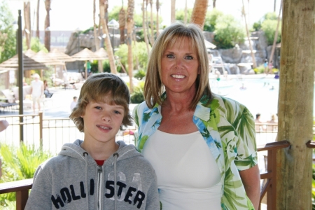 Vegas with grandson 2008