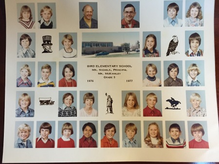 Pam Lazarus' album, Bird Elementary Grade 5