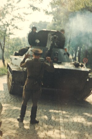 Convoy out from Prague to Heidelberg 1968 