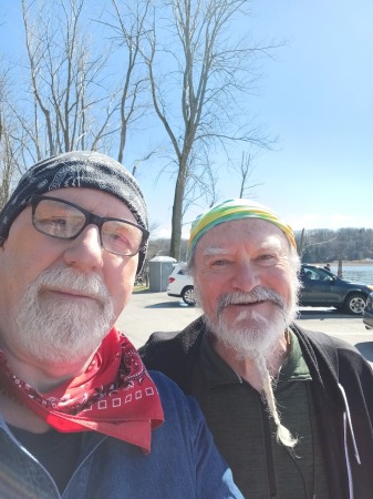 Andy Rakowski and I, 49 years later. 