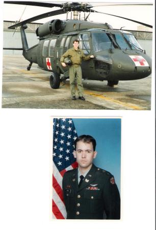 Me with a UH-60 Black Hawk - Stuttgart Germany 1991