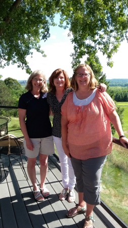 Nancy Madsen, me, and Karen Dewanz 8/16/17