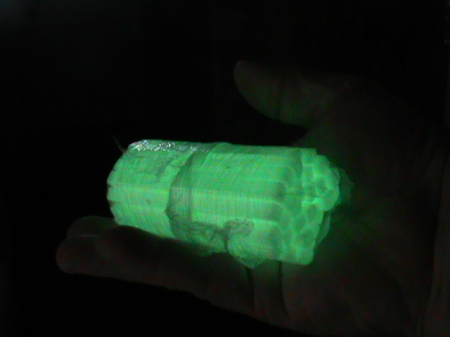 glow in the dark glass rods