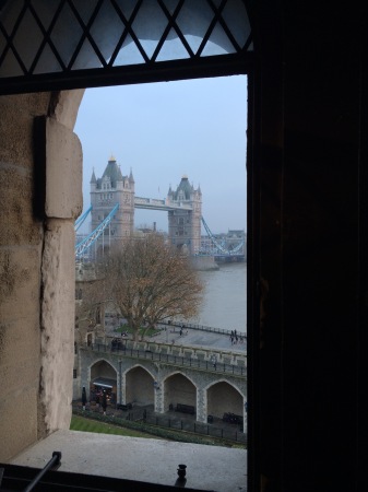 London Bridge seen from inside Windsor Castle 