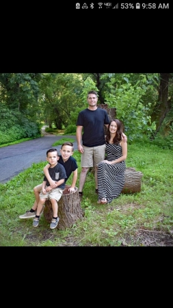 Granddaughter Ashley and her family.