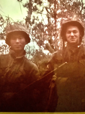 Winter of 68. Me and Staff Sgt.Nguyen. 