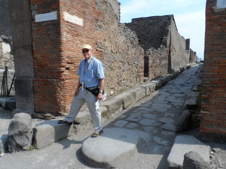 Street crossing in Pompeii