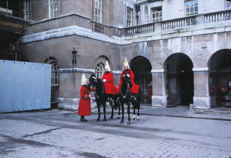 Changing of the Horse Guard in London