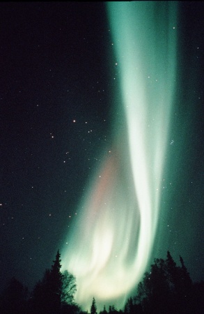 Flame Aurora near Talkeena AK