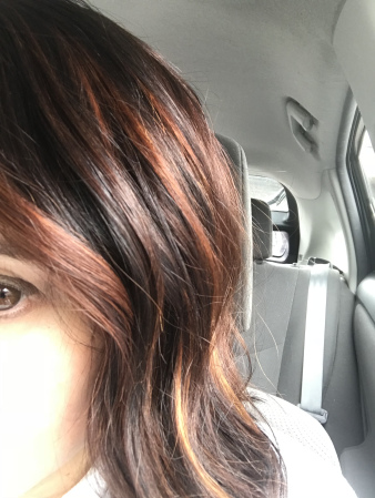 Love my red highlights 🥰