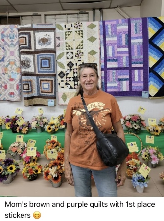 Fresno Fair 2023 - Fine Arts - 2 of my quilts 