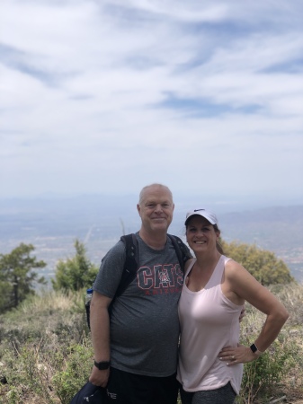 Hiking with the hubby, May, 2020