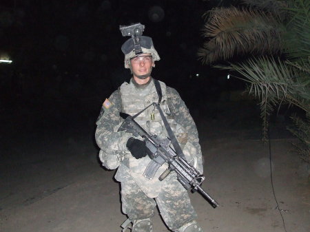 Son Colby pulling security duty in Iraq 2006
