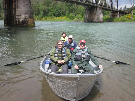 Drifting the Umpqua River in Oregon.