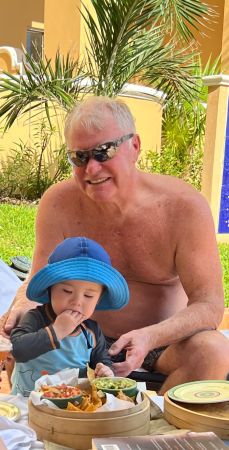 Mexico Jan 2022 with grandson Ryker