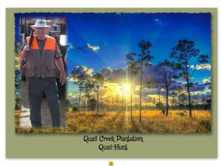 Quail Creek Plantation Quail Hunt-Sun Rise
