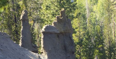 Hoodoos Crater Lake Natl Park