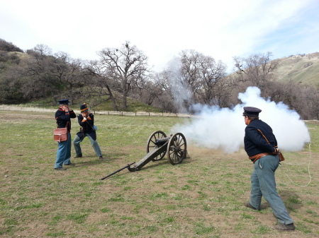 Fort Tejon Dragoons Howitzer Live Fire