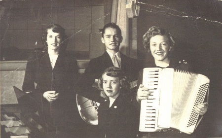 Shiirley, Bettie,. Lola, and Garvey...1953