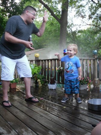 Nephew Rob Fregoso and Grandson Finn