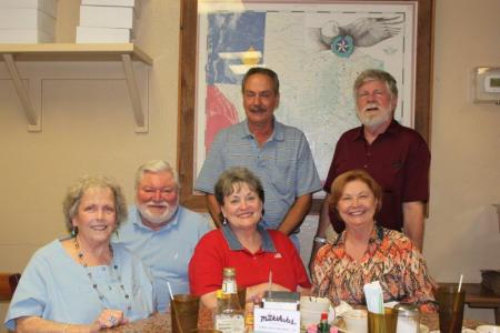 Patti (Campbell) & Larry Moerbe; Mary (Burton) & Pete Honig; Gayle (Kurtz) & Stewart McAdoo