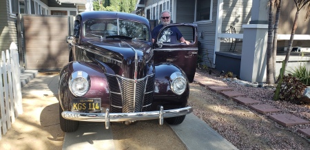 Restored 1940 Ford our parents bought new. 