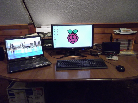 Laptop, Arduino, Raspberry PI