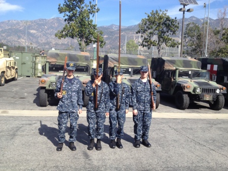 U.S. Naval Sea Cadet Corps drill.