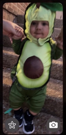 Carson's first Halloween 2022 . Carson 5 mos