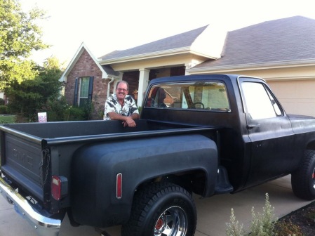 1976 GMC Stepside Pickup Before