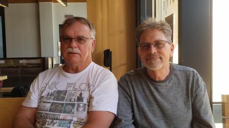 Dave Brazill & me in SFO, brother Neil photog 